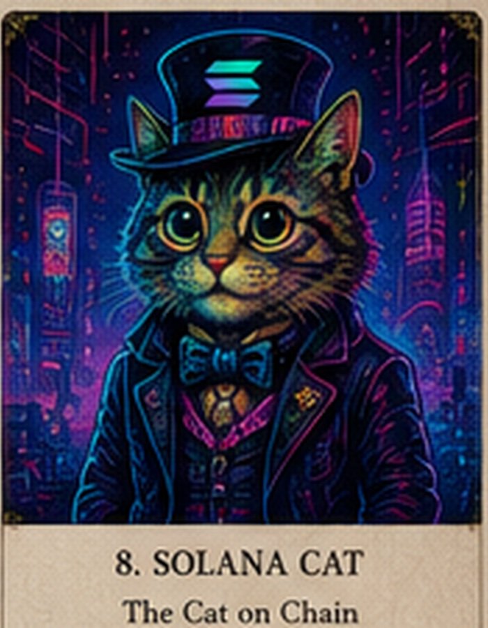 Original WAIN CAT Solana-era illustration